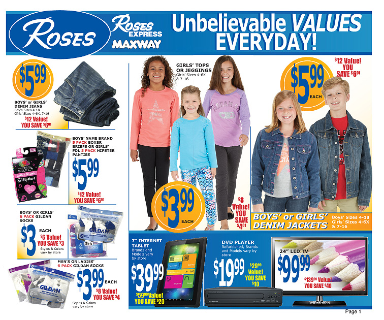 Roses Discount Store at Rising Sun Plaza