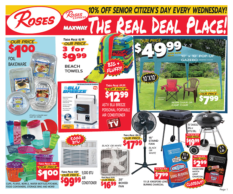 Roses Discount Store at Rising Sun Plaza